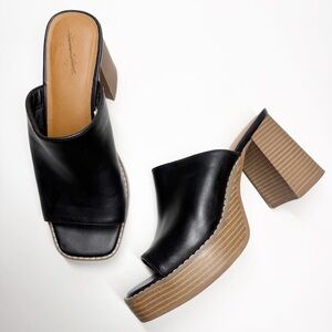 Universal Thread Chunky Platform Heeled Sandals